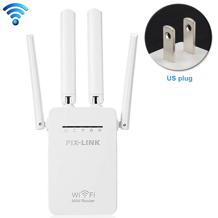 Wireless Smart WiFi Router Repeater with 4 WiFi Antennas, EU Plug Black, EU Plug White, UK Plug Black, UK Plug White, US Plug Black, US Plug White Wireless Smart WiFi Router Repeater with 4 WiFi Antennas, EU Plug Black, EU Plug White, UK Plug Black, UK Plug White, US Plug Black, US Plug White